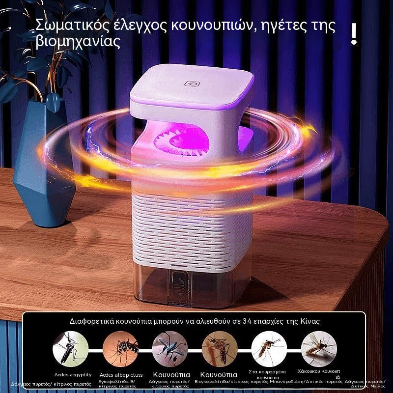 🔥✨Πολυλειτουργική Φυσική Αθόρυβη Πλήρως Αυτόματη Συσκευή Απώθησης και Παγίδευσης Κουνουπιών🦟❌