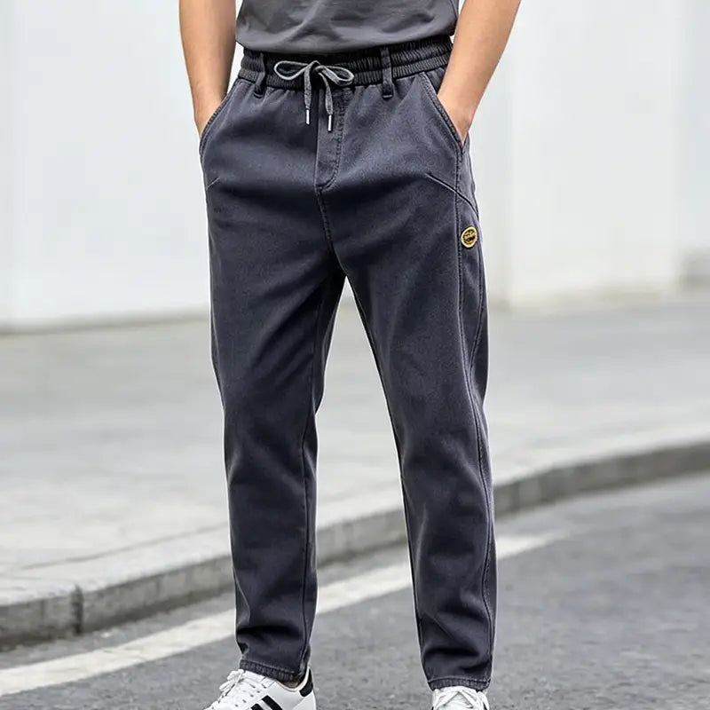 👖【Μεγάλα μεγέθη M-6XL】Μοντέρνα casual παντελόνια με ίσιο κόψιμο και υψηλή ελαστικότητα