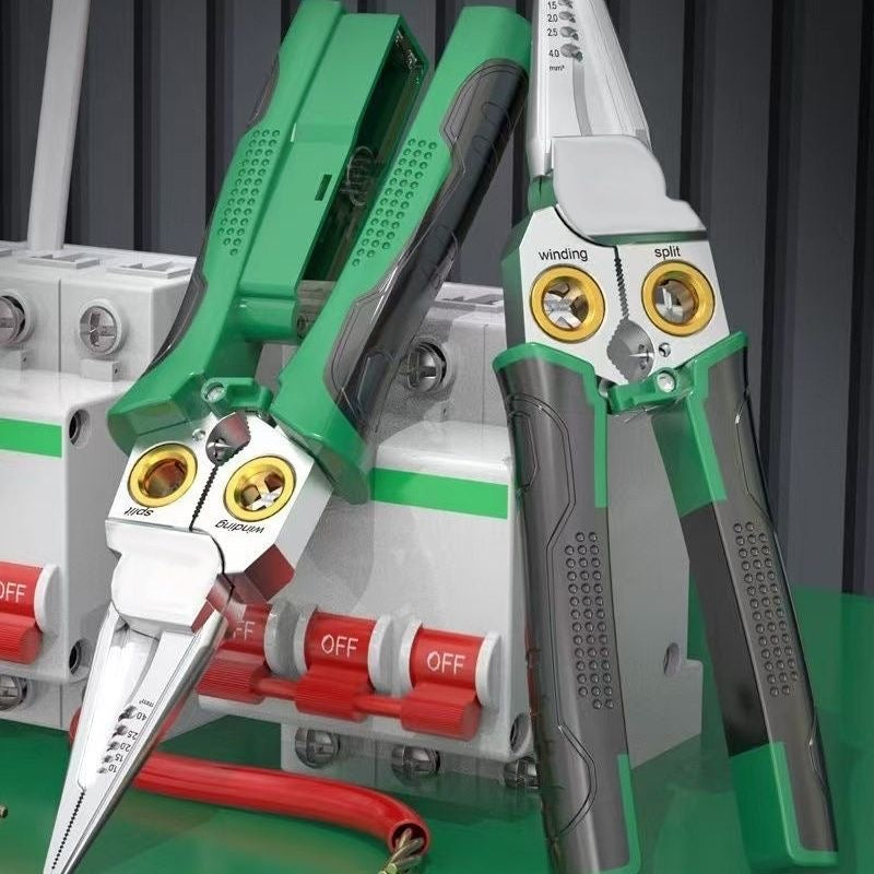 🔧🔩Πολυλειτουργικός απογυμνωτής καλωδίων από ανοξείδωτο χάλυβα 8 σε 1🔴🟢