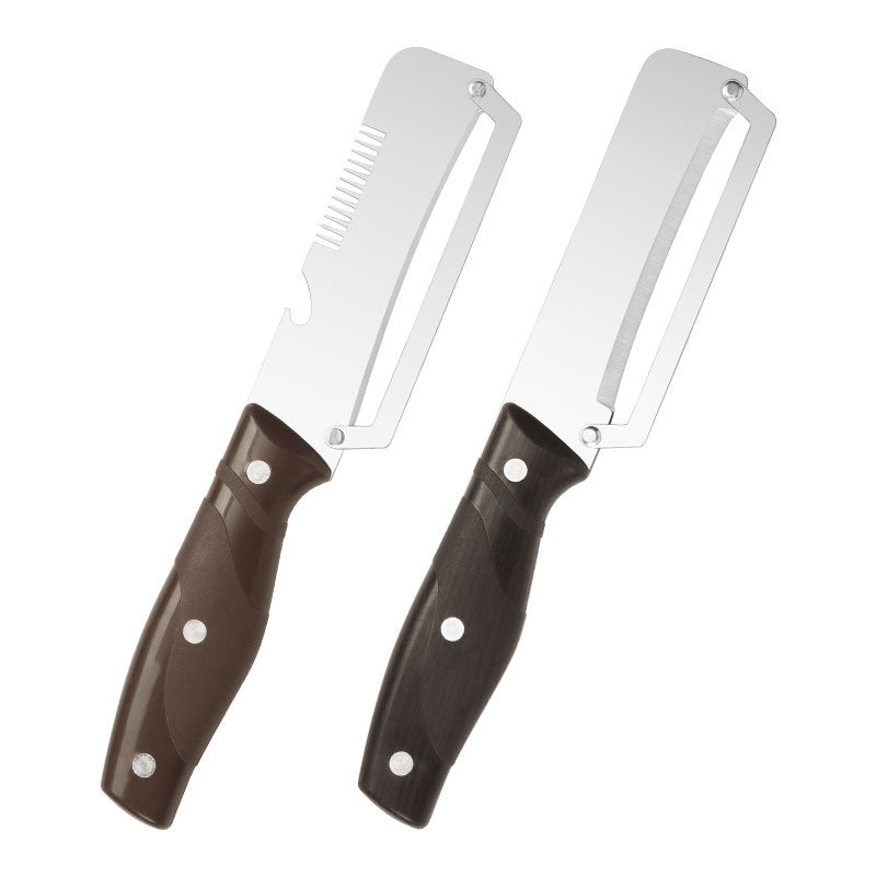 ✅【Αγοράστε 1 και πάρτε 1 δωρεάν!】🧅🔪 Πολυλειτουργικός Αποφλοιωτής Κουζίνας 3 σε 1: Ξεφλουδίζει, κόβει σε φέτες και ανοίγει καπάκια μπουκαλιών! 🔥