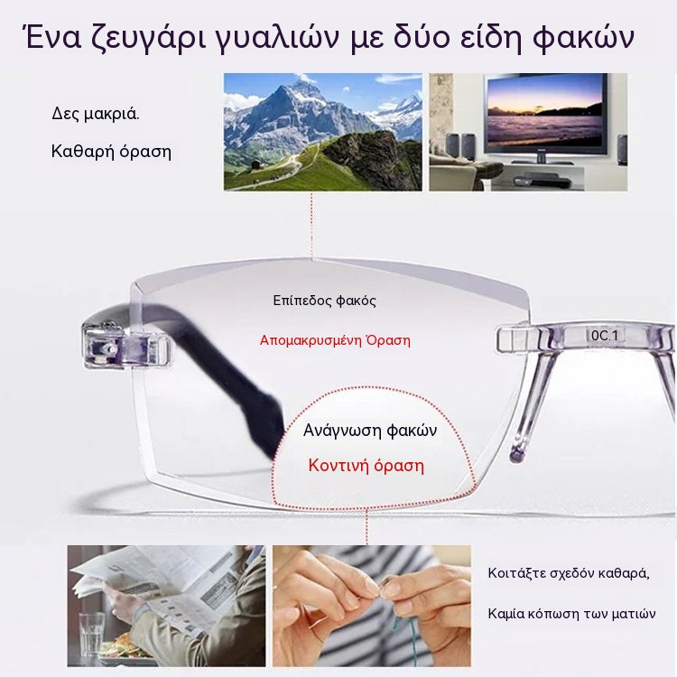 💥Προοδευτικά γυαλιά ανάγνωσης ζαφειριού υψηλής σκληρότητας