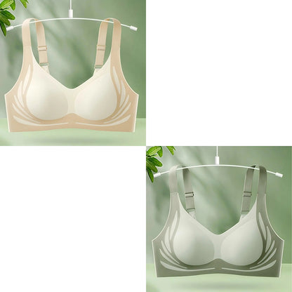 👙【2 balenie】Dámska jednodielna bezdrôtová podprsenka❤️【40-85KG】