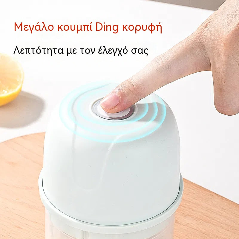 🔥Ηλεκτρική οικιακή μηχανή κοπής κιμά για παιδικές τροφές, πρέσα σκόρδου, μικρός κόφτης, θρυμματιστής σκόρδου