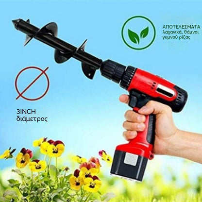🌱 Εργαλεία κηπουρικής Τσάπες κήπου με σπειροειδή άξονα
