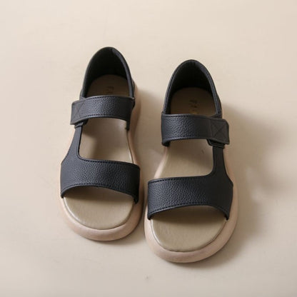 🔥【Μεγέθη 35-43】👡2026 Ρετρό καλοκαιρινά μονόποδα σανδάλια από μαλακό δέρμα και μαλακή σόλα