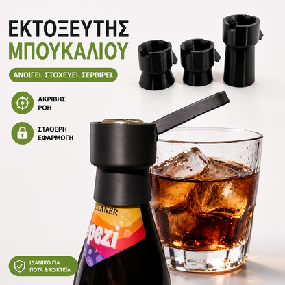 Ανοιχτήρι μπουκαλιών – Απελευθερώνει αμέσως το καπάκι του μπουκαλιού