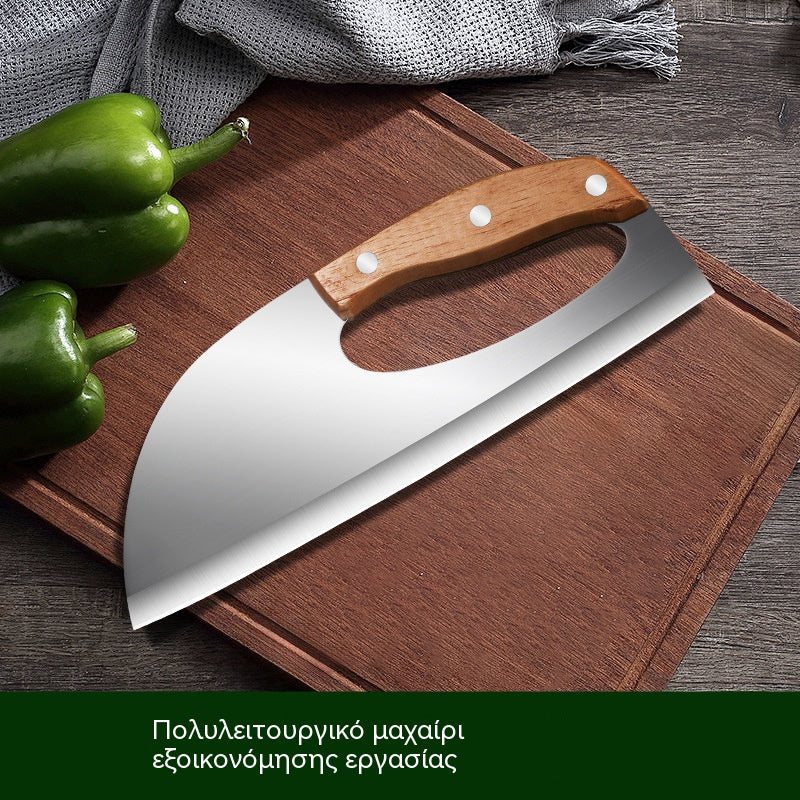 🔥Σφυρήλατο μαχαίρι κουζίνας | Κοφτερό και ανθεκτικό, με εργονομική αντιολισθητική λαβή για ακριβή κοπή.