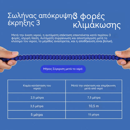 👍👍Πιστόλι νερού υψηλής πίεσης αυτοκινήτου--Πιστόλι νερού πλυντηρίου αυτοκινήτων + μεταλλικός τριπολικός σύνδεσμος + τηλεσκοπικός σωλήνας 7,5 μέτρων