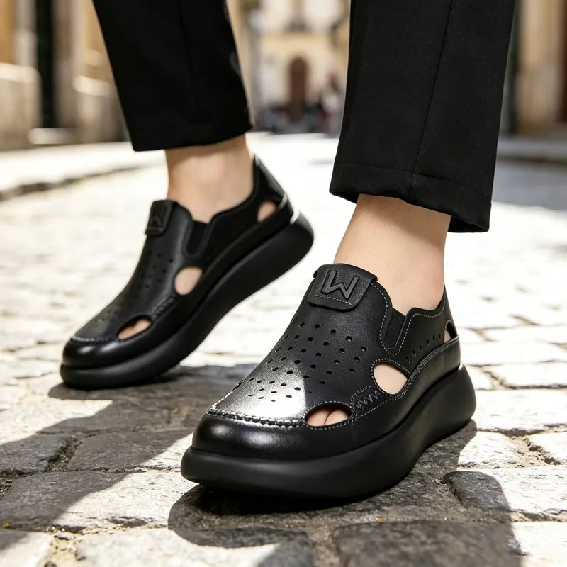 Ανδρικά Casual Loafers με άνοιγμα, χοντρή και μαλακή σόλα κατά της κόπωσης