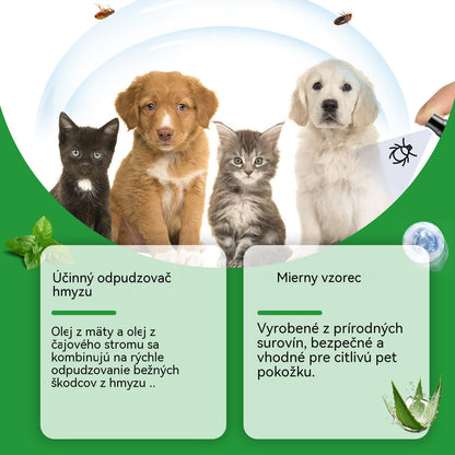 🐱✨【Kúpte 1, získajte 1 zadarmo】🍃 Prírodný sprej proti blchám a kliešťom pre psy a mačky 🐾 🐶