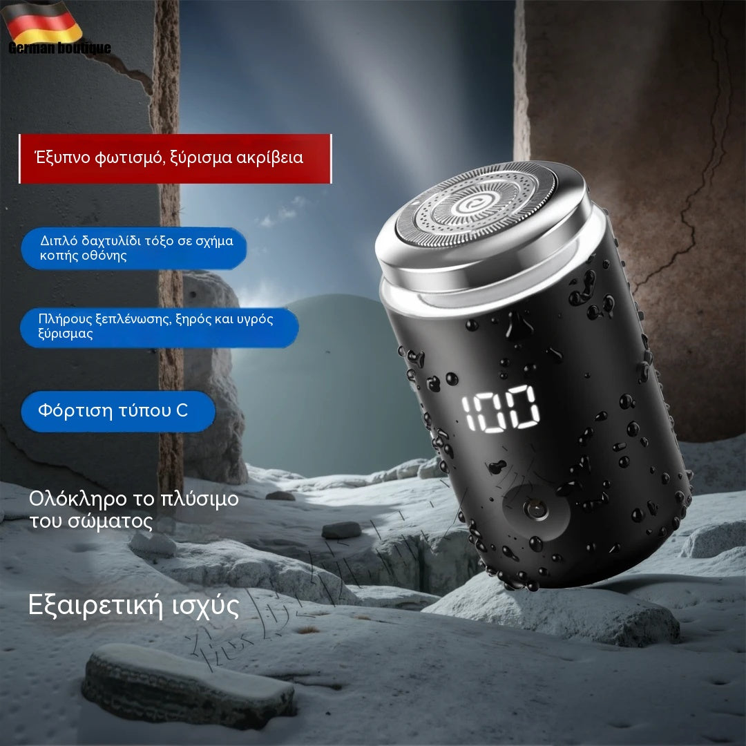 🔥Κορυφαία Προσφορά: 50% ΕΚΠΤΩΣΗ🔥Ισχυρή Μίνι Ηλεκτρική Ξυριστική Μηχανή για Άνδρες με Ψηφιακή Οθόνη