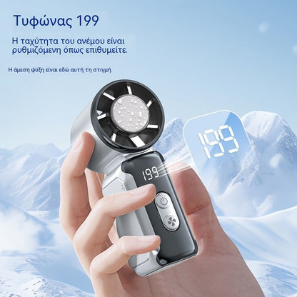 💨❄️50% έκπτωση! Φορητός ανεμιστήρας turbo με λειτουργία ψύξης🌬️