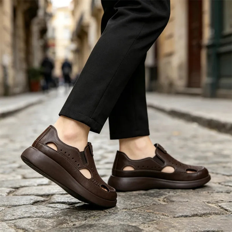 Ανδρικά Casual Loafers με άνοιγμα, χοντρή και μαλακή σόλα κατά της κόπωσης