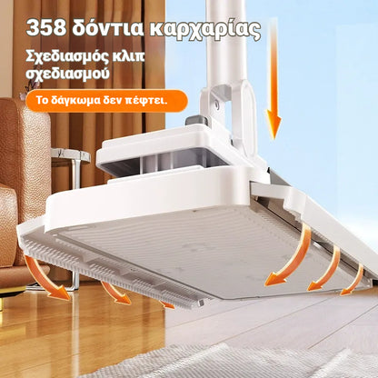 【Σετ 4 τεμαχίων】💦Πολυλειτουργική σφουγγαρίστρα με κλιπ πανί, νέα οικιακή σφουγγαρίστρα που δεν απαιτεί πλύσιμο✅
