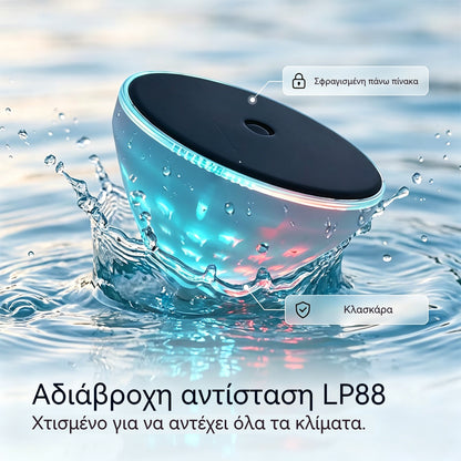 ☀️🐠 Πλωτό ηλιακό φως πισίνας με προβολή ψαριών💡💦