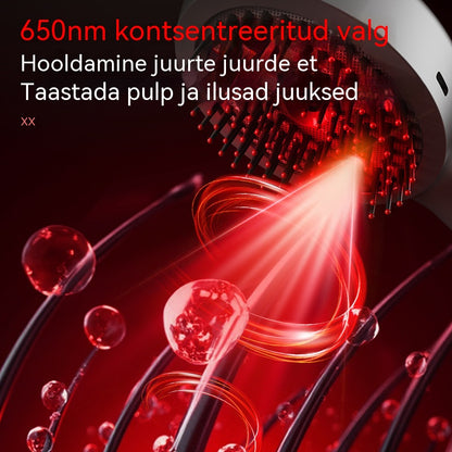 💆‍♀️Pihustiga massaažikamm lõdvestab peanahka, vibratsioonmassaažiga massaažikamm soengu tegemiseks ja juuste hooldamiseks koduseks kasutamiseks
