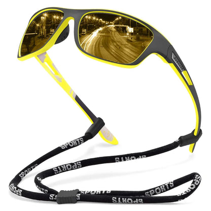 🚵‍♂️😎 【50% έκπτωση 🔥】🕶⚡ Ανδρικά αθλητικά γυαλιά ηλίου, πολωτικά, με καθρέφτη, μοντέρνα και ανθεκτικά στη σκόνη, ιδανικά για ποδηλασία σε εξωτερικούς χώρους