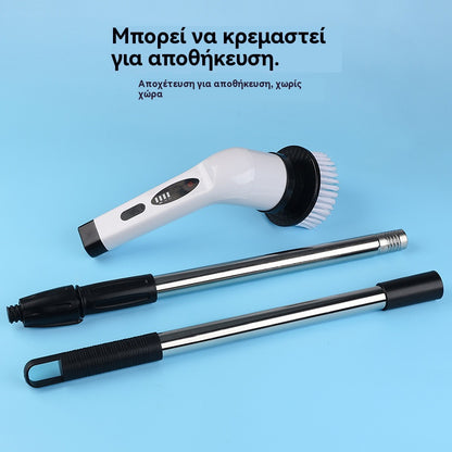 ✨ Πείτε αντίο στους επίμονους λεκέδες!🧼Πολυλειτουργική ηλεκτρική βούρτσα καθαρισμού, ένα θαύμα οικιακού καθαρισμού 7 σε 1✅