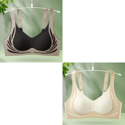 👙【2 balenie】Dámska jednodielna bezdrôtová podprsenka❤️【40-85KG】