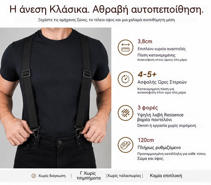 📢📢50% ΕΚΠΤΩΣΗ! 🧷Ανδρικοί κορσέδες με σταυρωτή πλάτη και κλιπς🧷