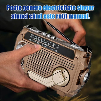 49% OFF💥🏕️Φορητός πολυλειτουργικός φακός ραδιοφώνου AM