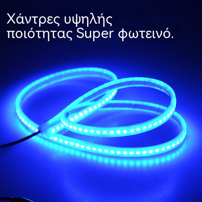 🌞50% έκπτωση! ✨Φώτα LED για το καπό αυτοκινήτου – Δυναμική έναρξη σάρωσης, Αδιάβροχα, Universal 12V, Πακέτο αξεσουάρ αυτοκινήτου