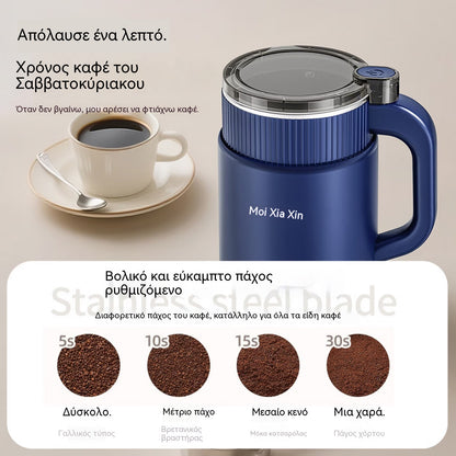 【500ML】Μίνι φορητός μύλος-Μικρό μηχάνημα άλεσης σιτηρών, εξαιρετικά λεπτός κονιορτοποιητής, θραυστήρας, μύλος θραύσης τοιχωμάτων