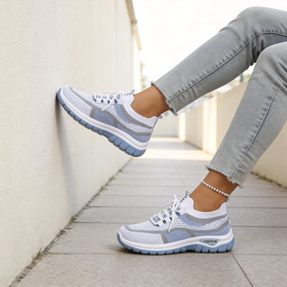 ✨👟【35-53】Γυναικεία παπούτσια casual με κορδόνια, αναπνεύσιμα και mesh✨