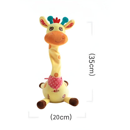 🦒👼Interaktivna plišana žirafa, 🎵slatki mali pratilac koji će pjevati s vama.