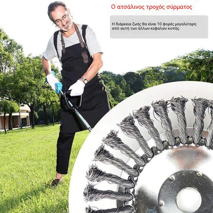 💥🏡Κεφαλή χλοοκοπτικού – Γρήγορη και εύκολη αλλαγή χωρίς εργαλεία, εξαιρετικά συμβατή. Λειτουργία χωρίς μπερδέματα, εξοικονομώντας χρόνο και προσπάθεια. Ιδανική για τη φροντίδα του γκαζόν. 🛠️✅
