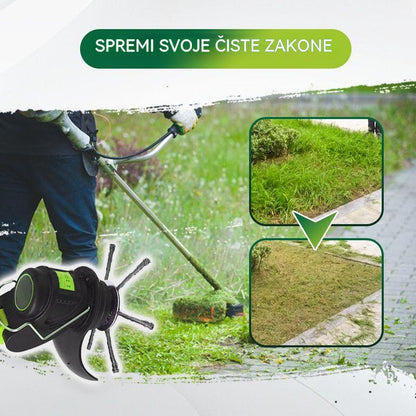 【Kupite 1, dobite 1 gratis: 2 kosa】 Zamenljiva rezalna glava za kosilnico/obrezovalnik grmovja - Jeklena rezalna glava za košnjo trave