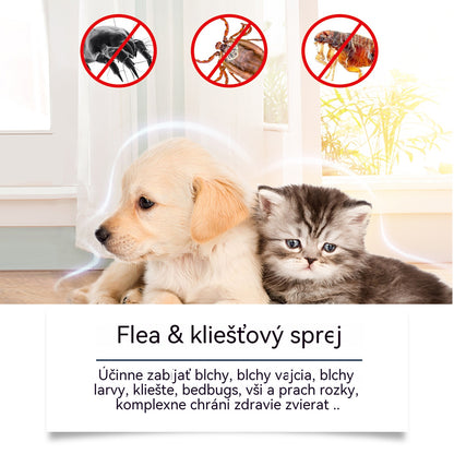 🐱✨【Kúpte 1, získajte 1 zadarmo】🍃 Prírodný sprej proti blchám a kliešťom pre psy a mačky 🐾 🐶