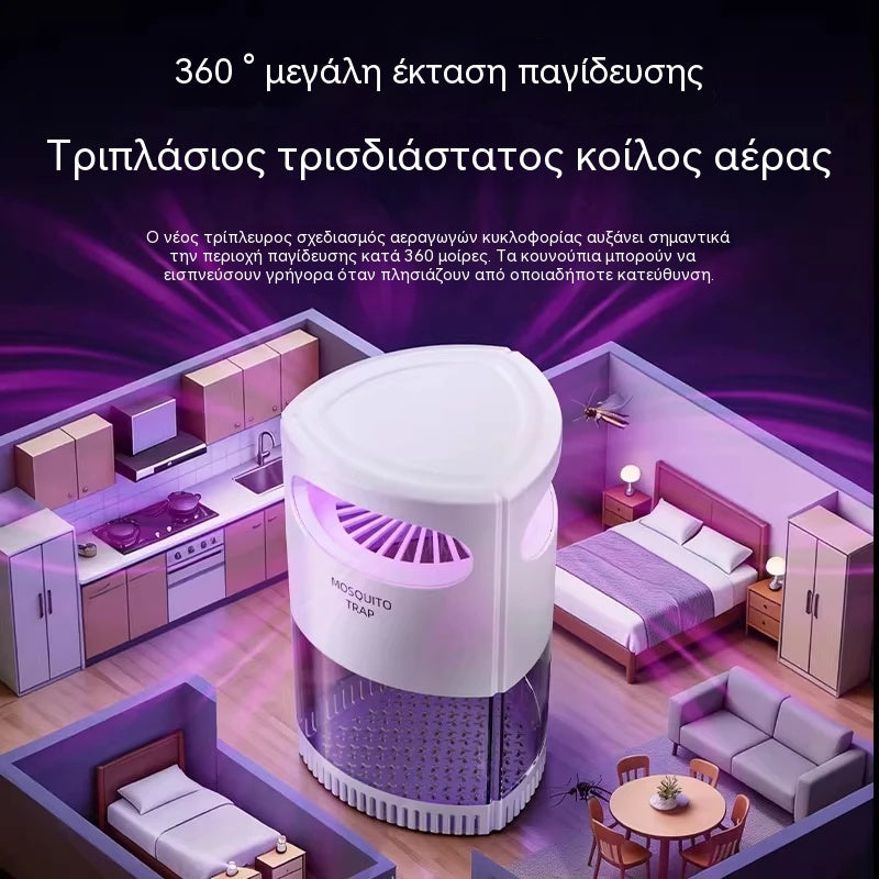 🦟 50% ΕΚΠΤΩΣΗ! Λάμπα UV για την καταπολέμηση κουνουπιών – αθόρυβη, USB, χωρίς χημικά. Έχουν πωληθεί πάνω από 50.000 τεμάχια! 🔇🌙
