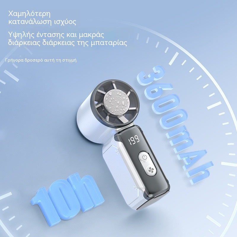 💨❄️50% έκπτωση! Φορητός ανεμιστήρας turbo με λειτουργία ψύξης🌬️