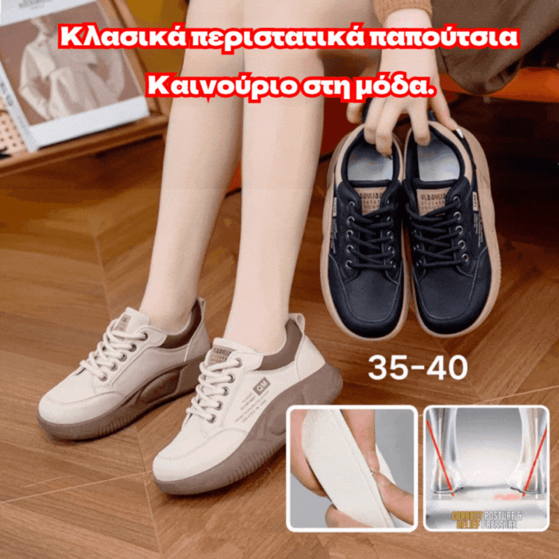 😍【35-40】👩Μοντέρνα casual παπούτσια με χοντρή σόλα, νέο μοντέλο, 2026