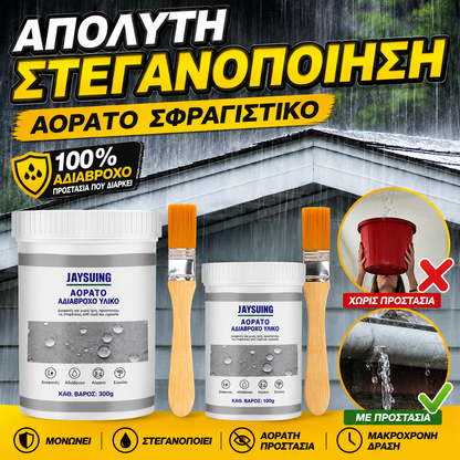 🔥【Αγοράστε 1 και πάρτε 1 δωρεάν】 Σούπερ αόρατο μέσο στεγανοποίησης και στεγανοποίησης διαρροών (δωρεάν πινέλα)