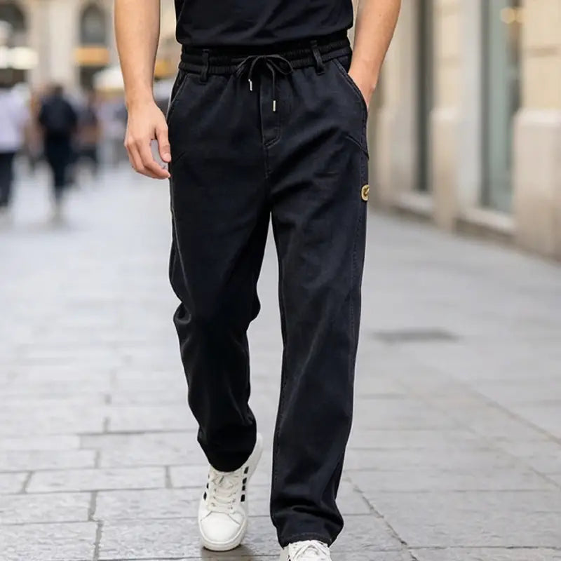 👖【Μεγάλα μεγέθη M-6XL】Μοντέρνα casual παντελόνια με ίσιο κόψιμο και υψηλή ελαστικότητα