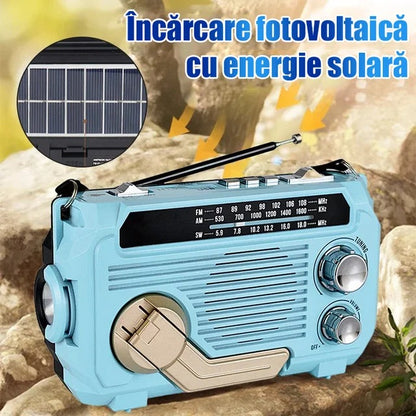 49% OFF💥🏕️Φορητός πολυλειτουργικός φακός ραδιοφώνου AM