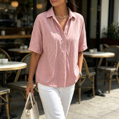 🌸Επωφεληθείτε τώρα με έκπτωση 50%! 🌈Ανεπτύξιμα, υψηλής ποιότητας casual πουκάμισα【S-5XL】