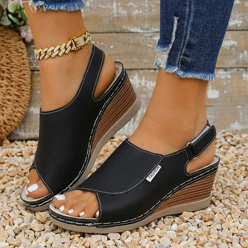 Στυλ και άνεση έως μέγεθος 43. Σανδάλια με Velcro και ελαφριά σόλα για πόδια χωρίς κόπωση!