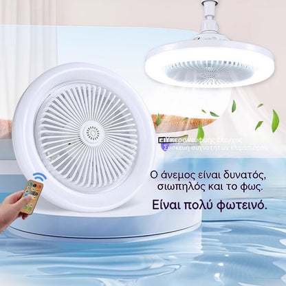 💡Απολαύστε έκπτωση 40%! ✨Ανεμιστήρας οροφής LED με τηλεχειριστήριο: Αθόρυβη λειτουργία, 3 φώτα, εξοικονόμηση ενέργειας🌀