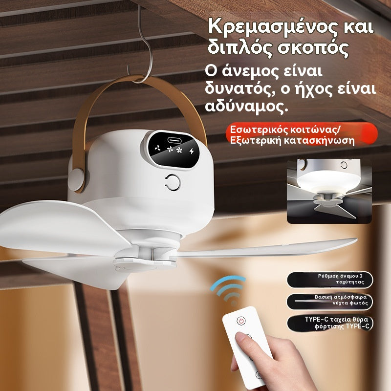 ⏰ Περιορισμένη Προσφορά: Ασύρματος Ανεμιστήρας Οροφής με Φως LED! 🌬️✨