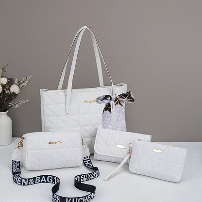 👜Σετ τσάντας tote (4 τεμάχια)Κομψό σετ καθημερινής τσάντας Tote για γυναίκες👜