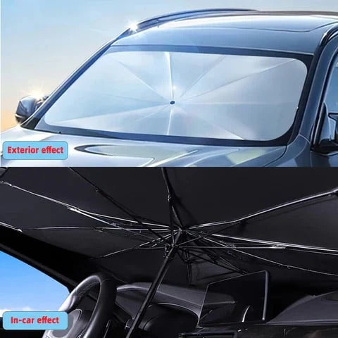 🔥🚘Σκίαστρο παρμπρίζ αυτοκινήτου, προστασία από την υπεριώδη ακτινοβολία, θερμομόνωση, κατάλληλο για τα περισσότερα παρμπρίζ αυτοκινήτων.