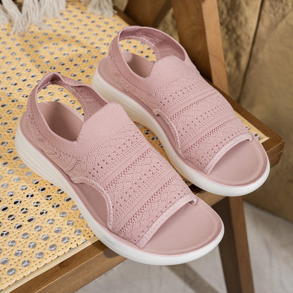 👡Γυναικεία αναπνεύσιμα πλεκτά σανδάλια πλατφόρμας