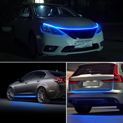 🌞50% έκπτωση! ✨Φώτα LED για το καπό αυτοκινήτου – Δυναμική έναρξη σάρωσης, Αδιάβροχα, Universal 12V, Πακέτο αξεσουάρ αυτοκινήτου