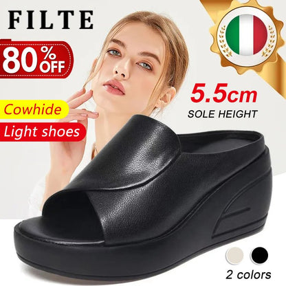 🔥[τακούνι 5,5 cm] 🔥Wedge σανδάλια με απαλή σόλα