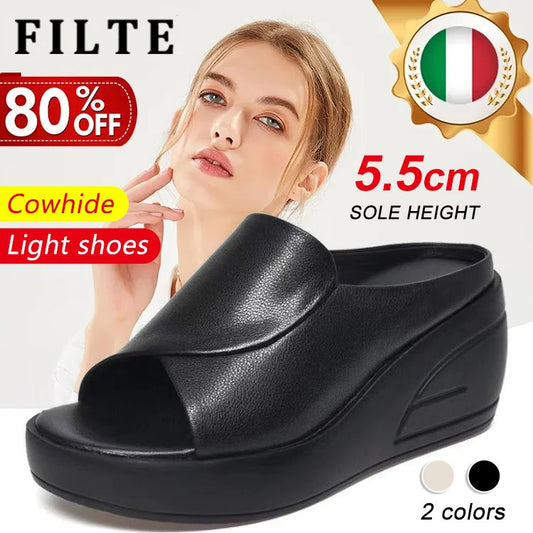 🔥[τακούνι 5,5 cm] 🔥Wedge σανδάλια με απαλή σόλα