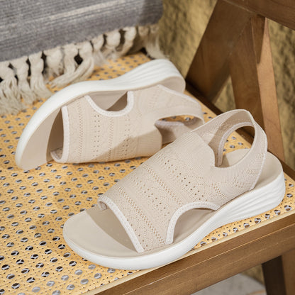 👡Γυναικεία αναπνεύσιμα πλεκτά σανδάλια πλατφόρμας
