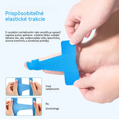 ✨👍【50 kusov - 23 eur】Flexibilný chránič prstov, podporná náplasť na popáleniny, športová bandáž odolná proti oderu